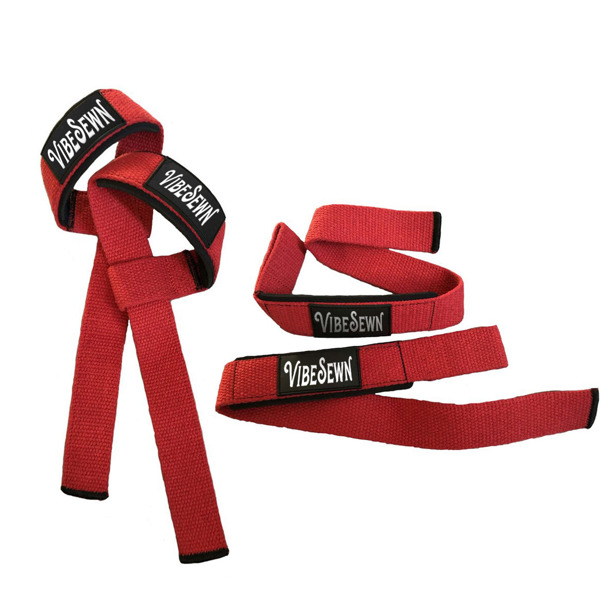 Cotton Lifting Straps with Wrist Support