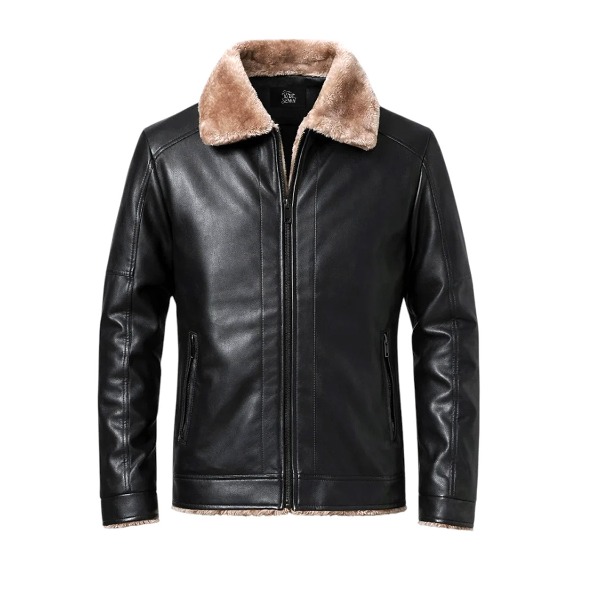 Luxury Genuine Leather Fashion Jacket
